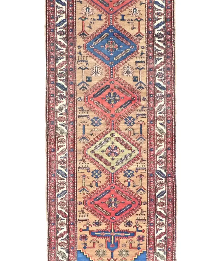 3 x 15 Antique Heriz Wool Rug
