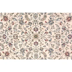 3 x 7 nain india wool area rug design details - pineville rug gallery - charlotte nc