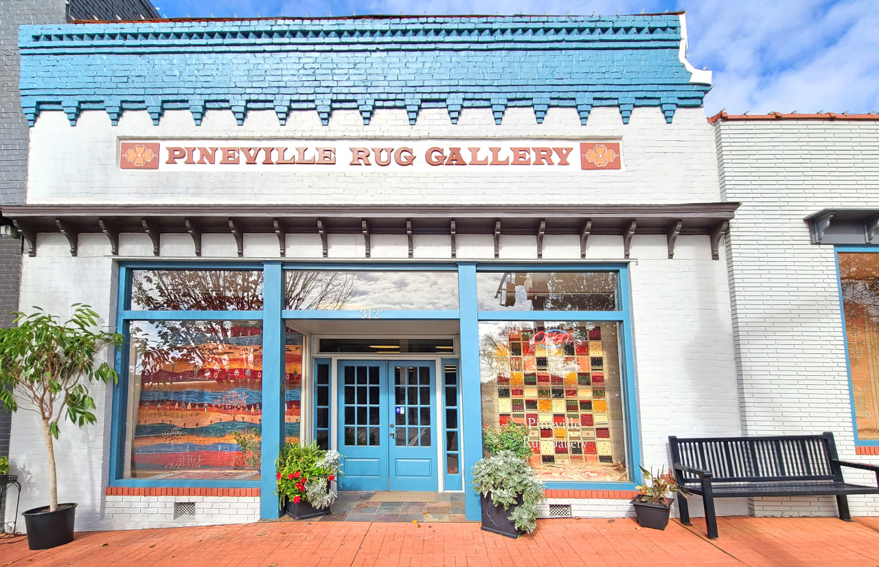 pineville rug gallery storefront - charlotte nc