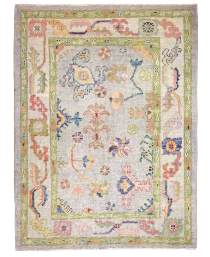 4 x 6 Oushak Turkish Oriental Area Rug for sale - pineville rug gallery - charlotte nc