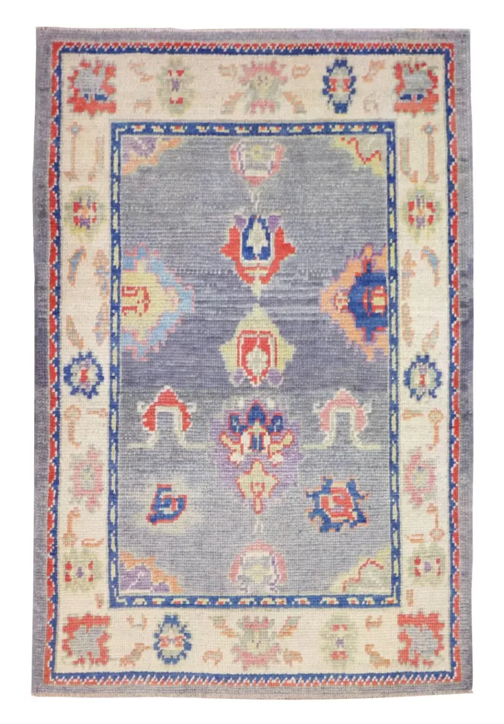 4 x 6 Oushak Turkish Wool Oriental Area Rug - pineville rug gallery - charlotte nc