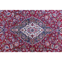 9 x 12 New Kashan Wool Area Rug for sale - pineville rug gallery - charlotte nc