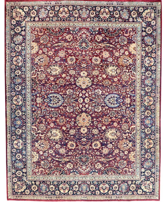 9 x 12 Old Tabriz Pakistan Wool Area Rug - pineville rug gallery - charlotte nc