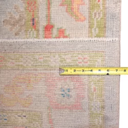 4 x 6 Oushak Turkish Oriental Area Rug Measurement Details - pineville rug gallery - charlotte nc