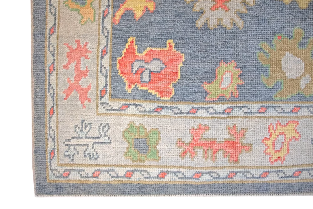 4 x 6 Oushak Turkish Wool Oriental Area Rug