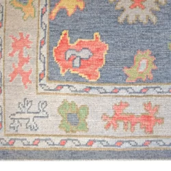 4 x 6 Oushak Turkish Wool Oriental Area Rug