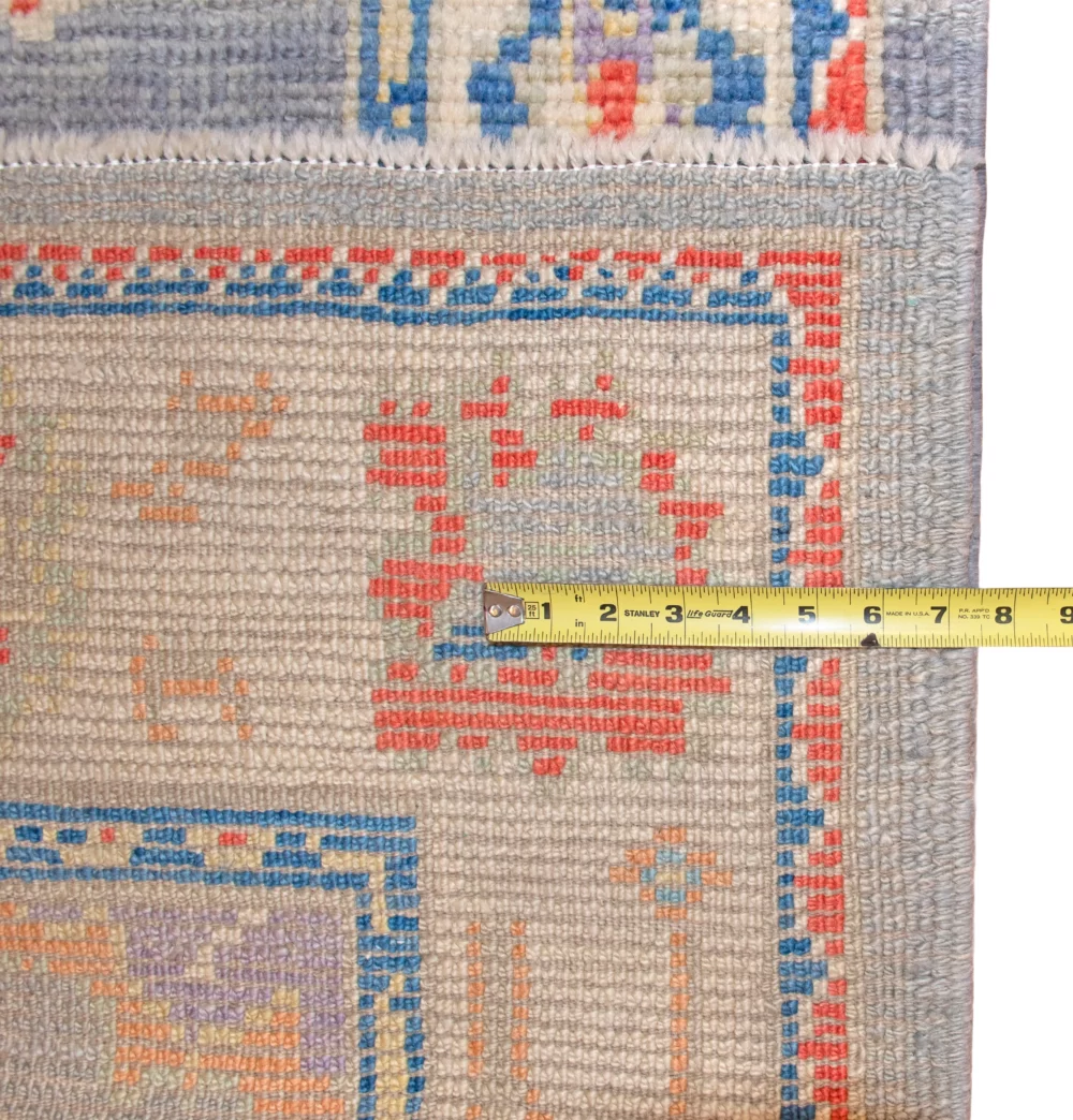 4 x 6 Oushak Turkish Wool Oriental Area Rug Measurement Details - pineville rug gallery - charlotte nc