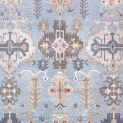 10 x 14 New Oushak Afghan Wool Area Rug Design Details - pineville rug gallery - charlotte nc