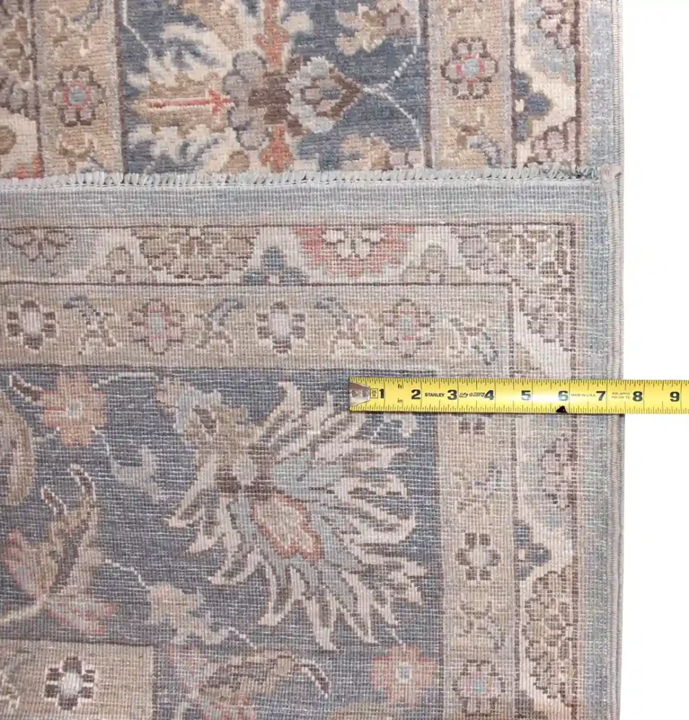9 x 12 New Oushak Pakistan Wool Area Rug Measurement Details - pineville rug gallery - charlotte nc