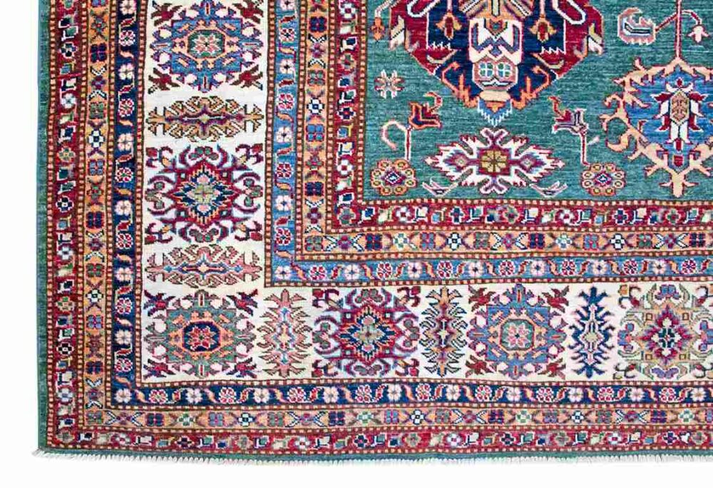 9 x 12 New Kazak Pakistan Wool Magnificent Area Rug