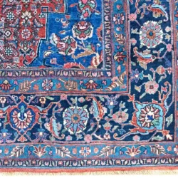 9 x 12 Bijar Persian Area Rug Border Details - pineville rug gallery - charlotte nc