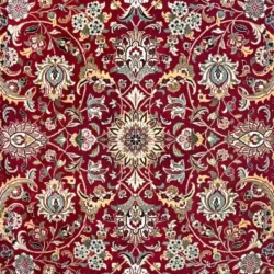 9 x 12 New Kashan India Wool Area Rug Design Details - pineville rug gallery - charlotte nc