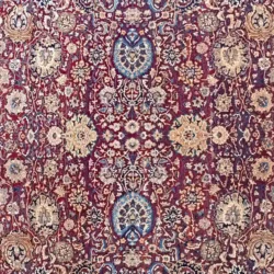 9 x 12 Old Tabriz Pakistan Wool Area Rug Design Details - pineville rug gallery - charlotte nc