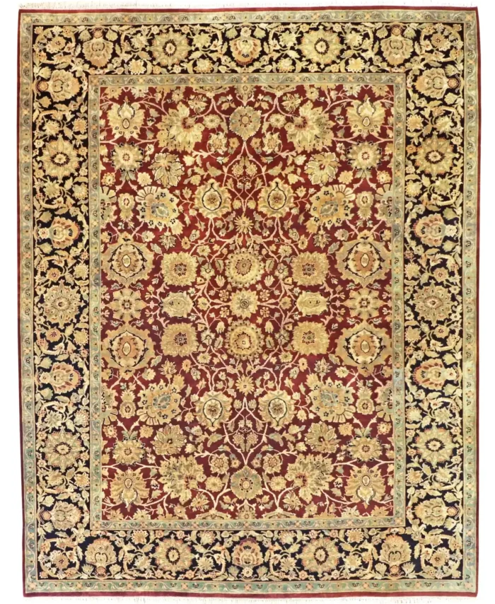 9 x 12 Agra Indian Wool Rug