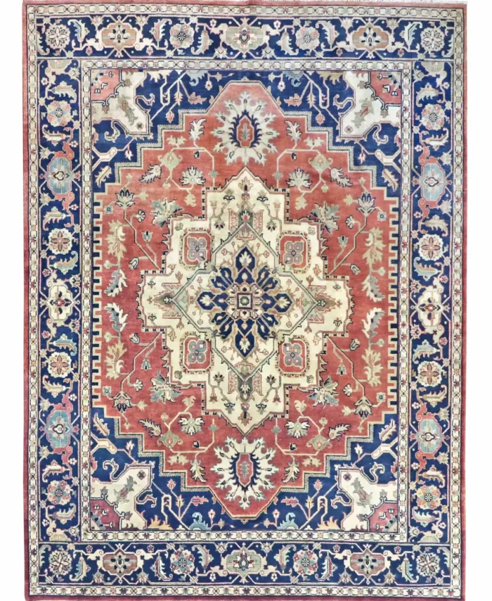 9 x 12 New Heriz India Wool Rug