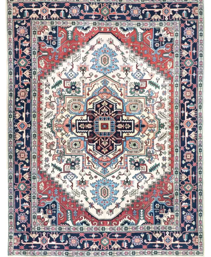 9 x 12 New India Wool Area Rug